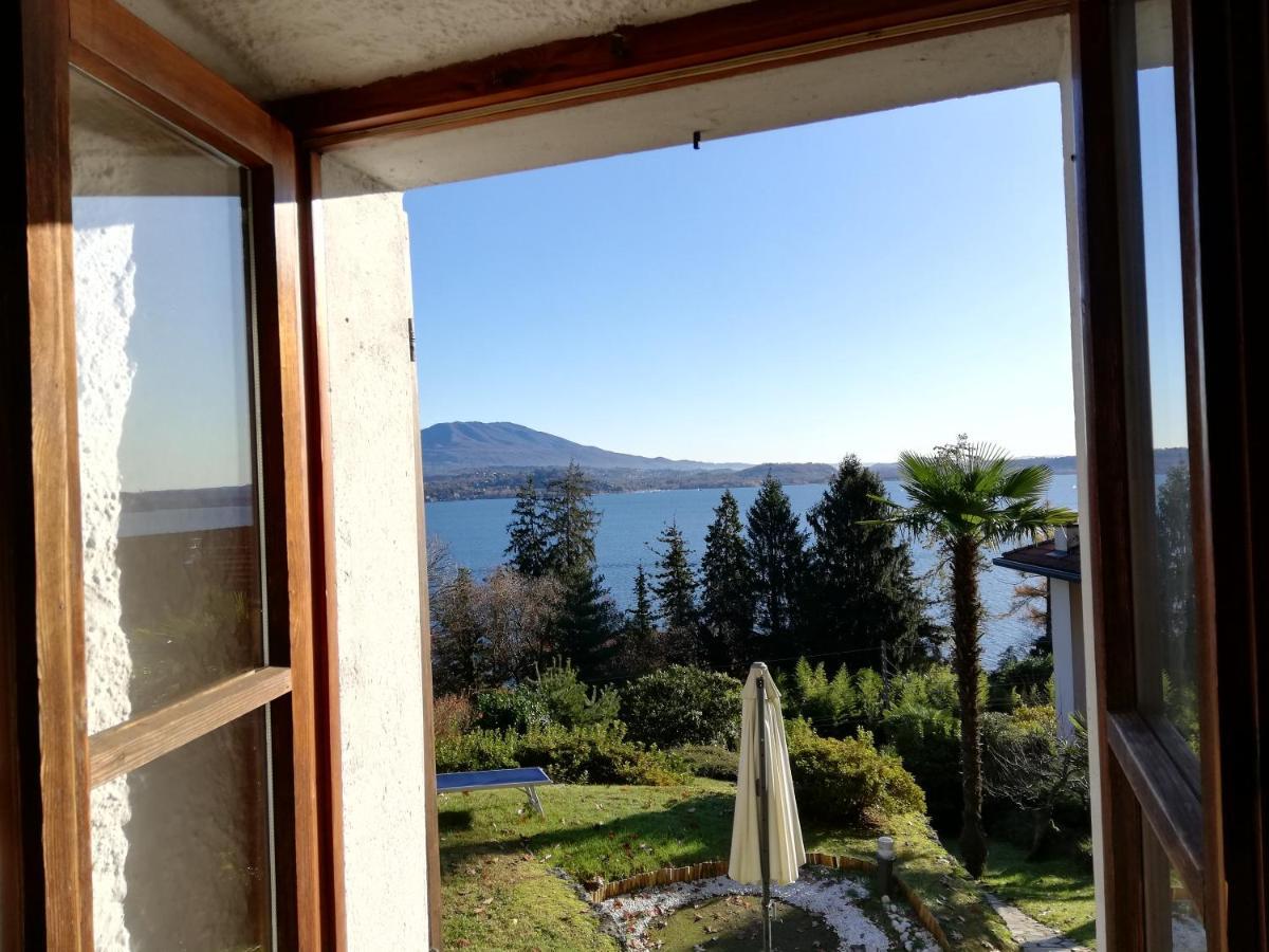 Romantica Casetta Nel Verde Con Vista Sul Lago Belgirate Exteriör bild