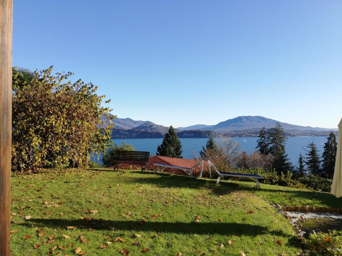 Romantica Casetta Nel Verde Con Vista Sul Lago Belgirate Exteriör bild