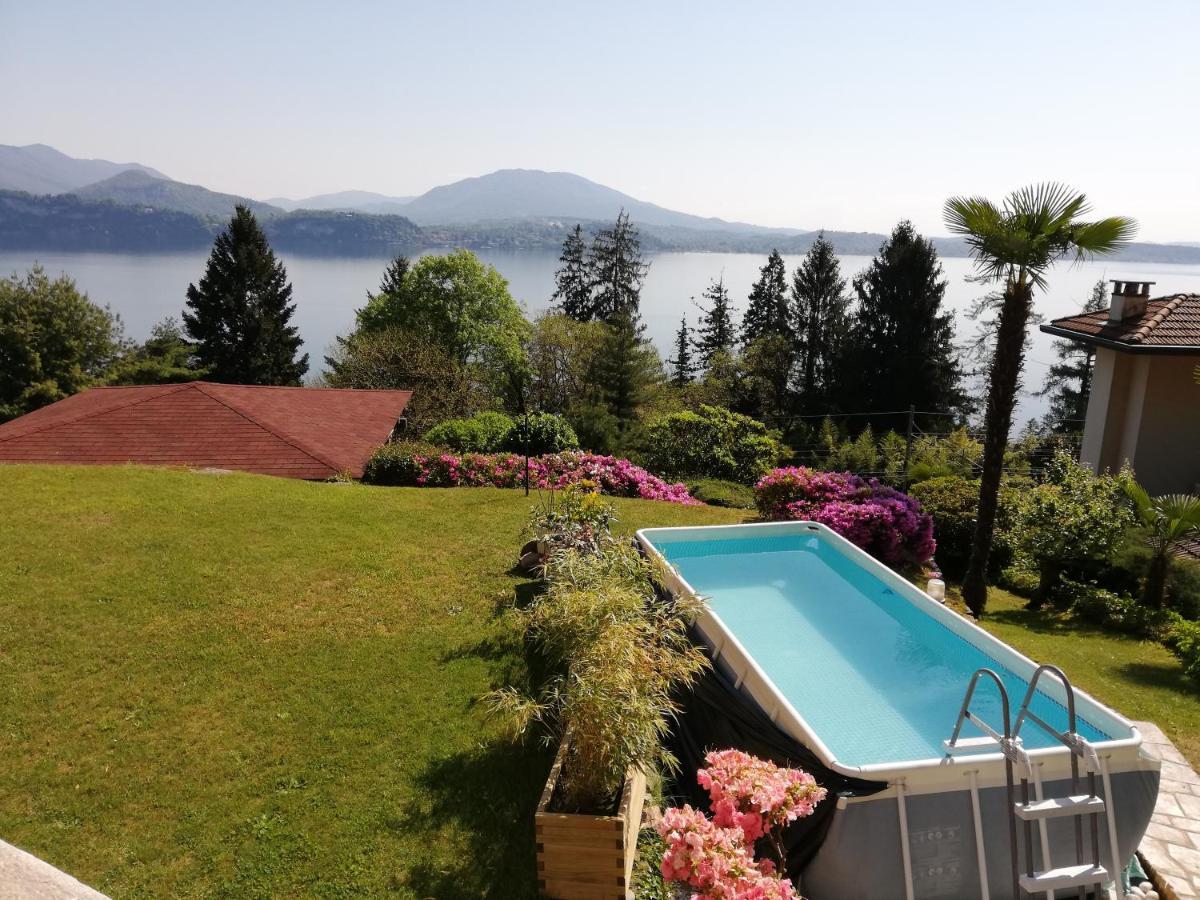 Romantica Casetta Nel Verde Con Vista Sul Lago Belgirate Exteriör bild